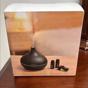 InnoGear Dark Wood Grain Essential Oil Diffuser